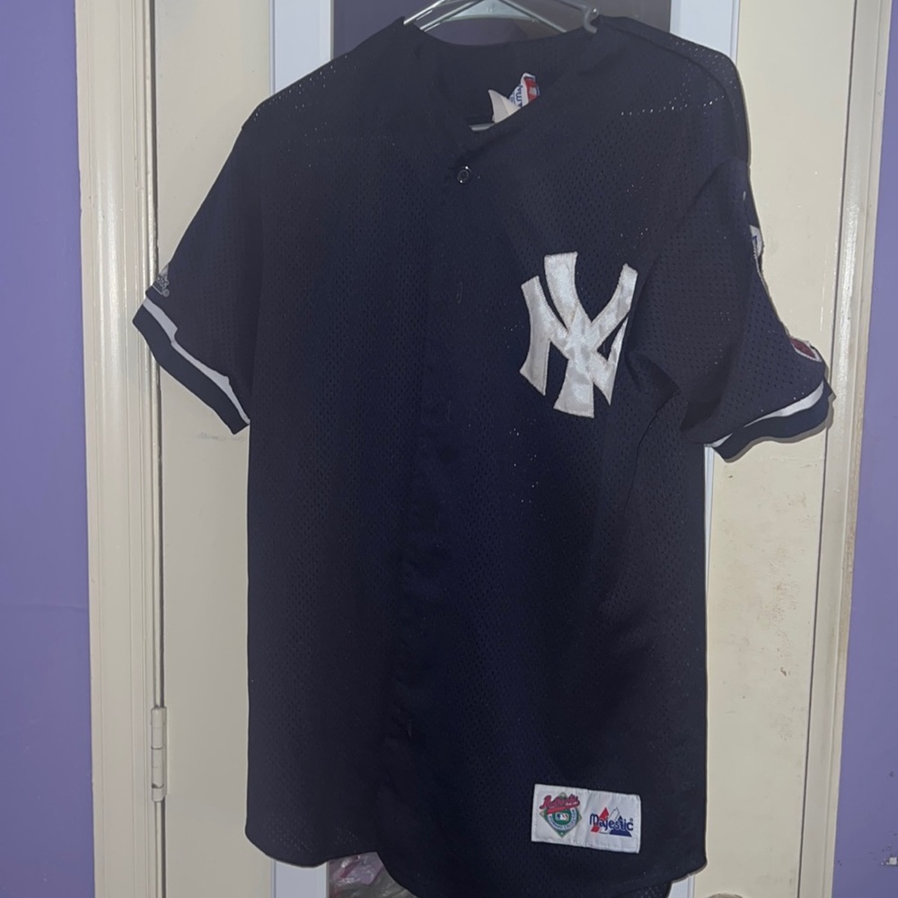 NEW YORK YANKEE BASEBALL JERSEY 1998 WORLD SERIES